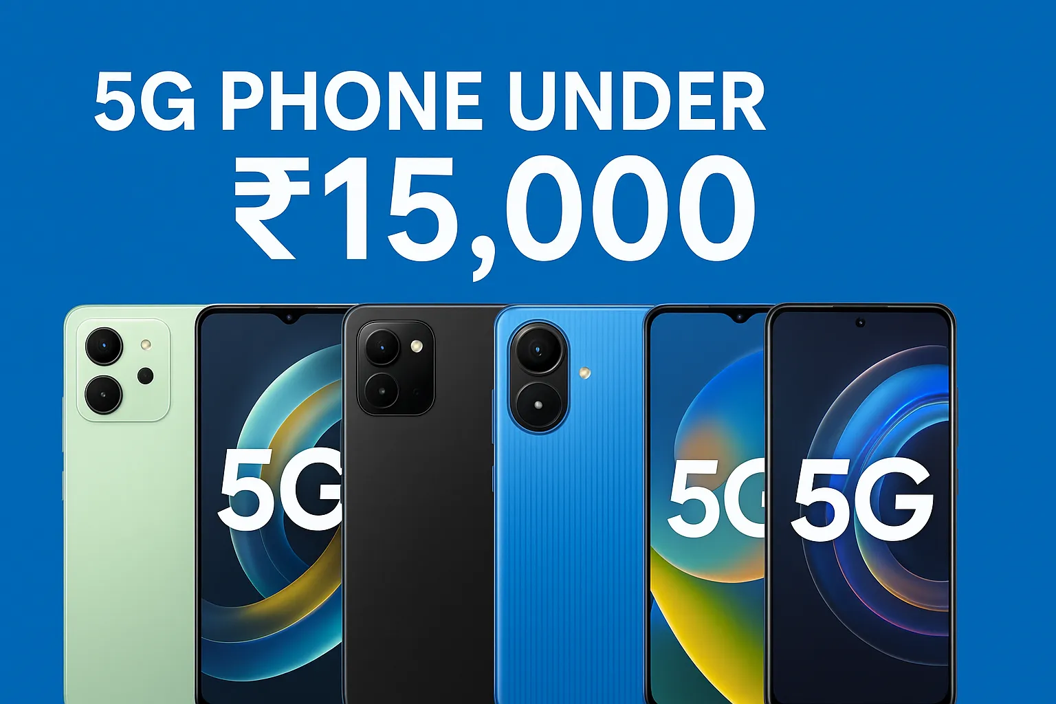 10 Best 5G Mobile Phones Under ₹15,000 in India [July 2025 Edition]